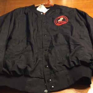 Ted Nugent World Bowhunters nylon light fleece lined jacket